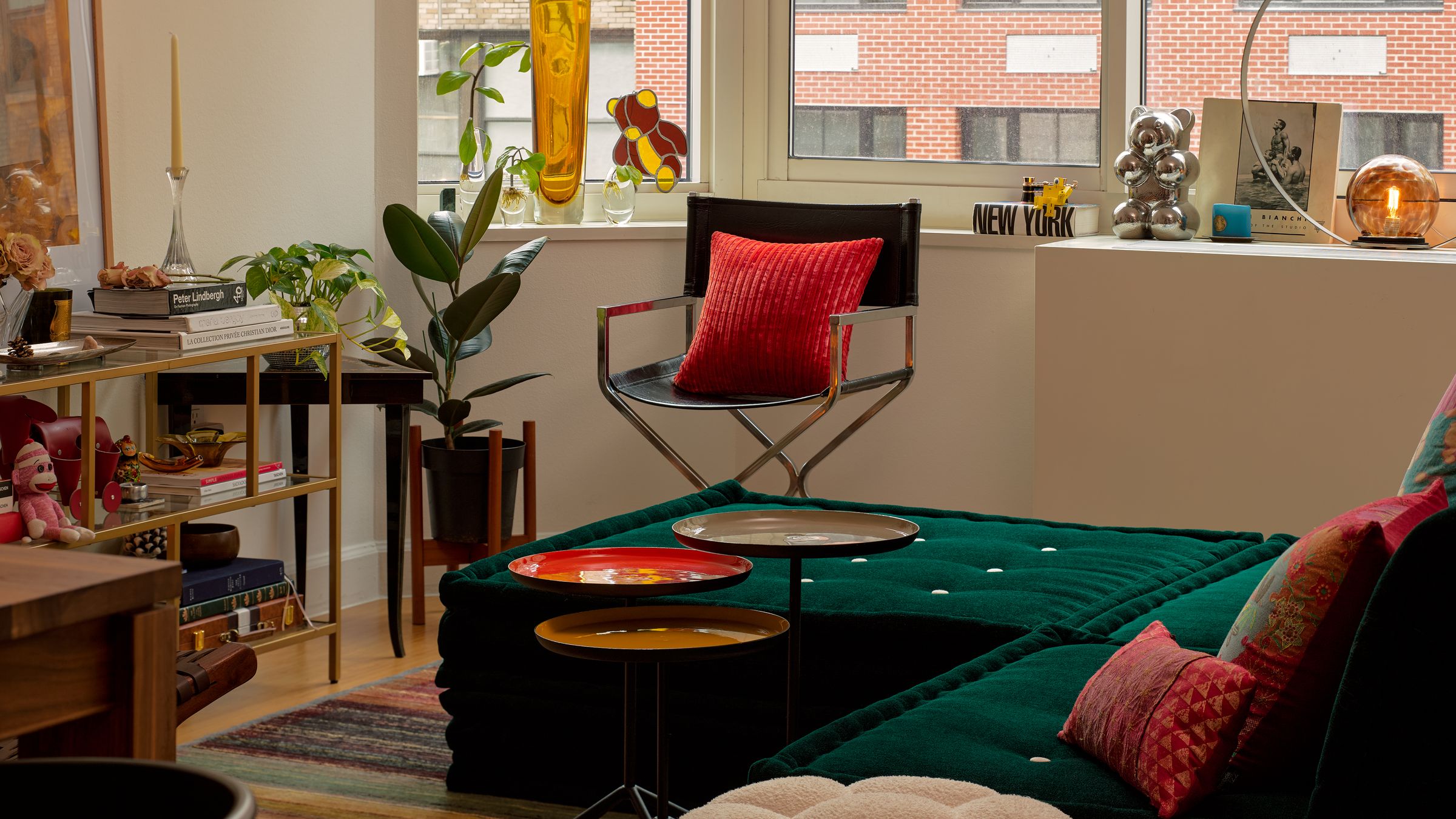 Living room in the Midtown apartment