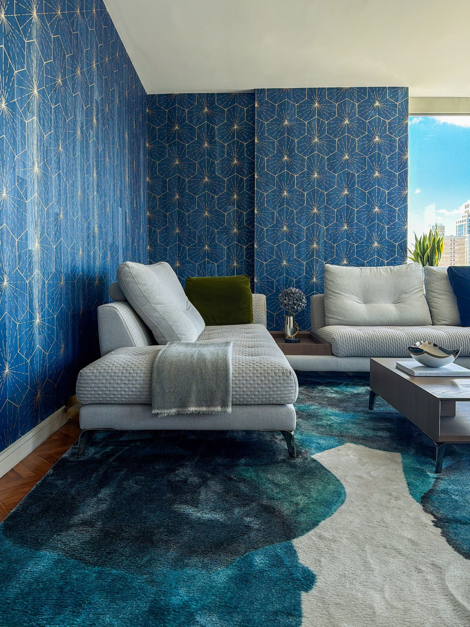 Upper East Side Condominium living room by Mazen Designs