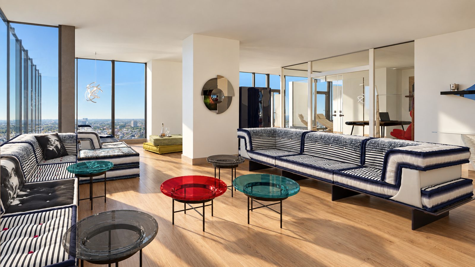 Design visualization of a Minneapolis penthouse
