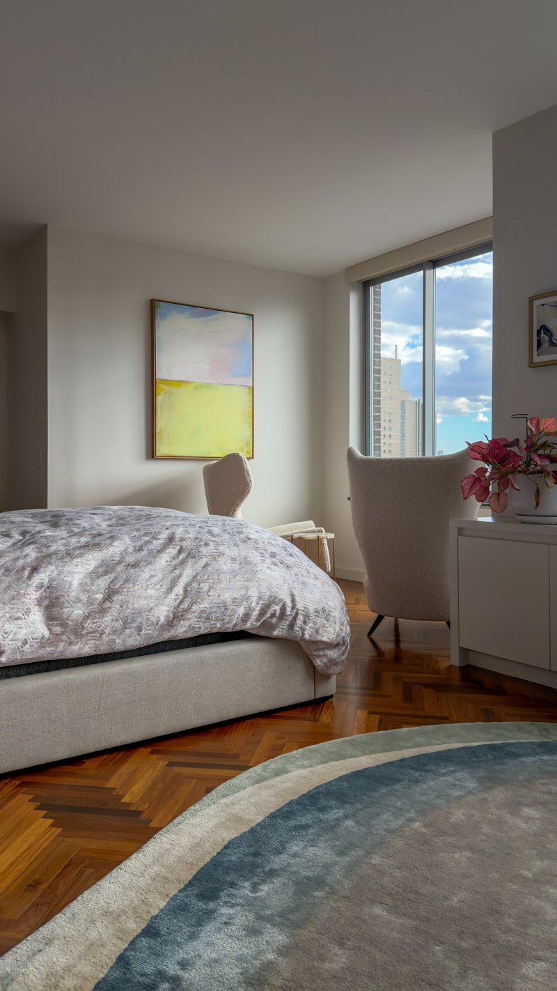 The primary bedroom