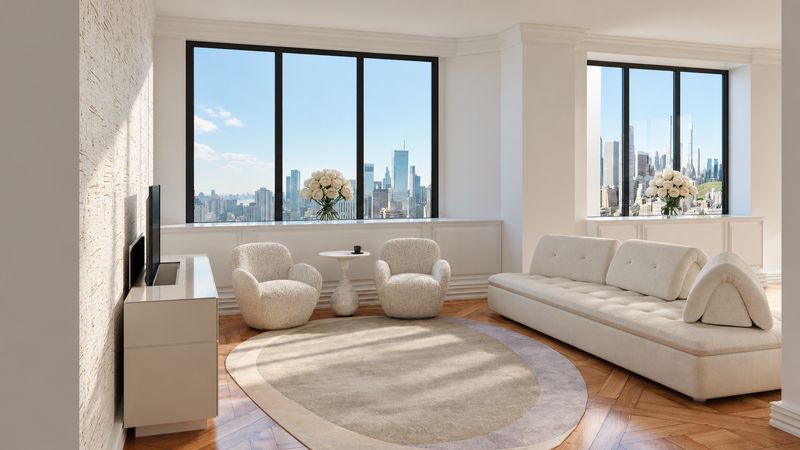 Upper East Side Penthouse, design visualization